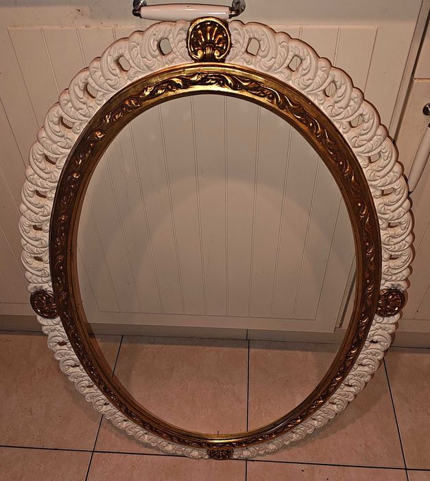 Rama do lustra obrazu owalna 85 x 64