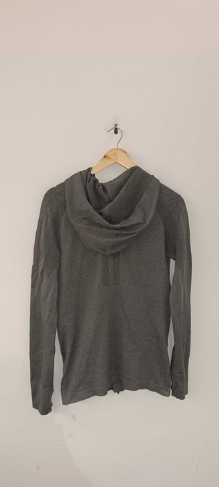 Bluza męska treningowa z kapturem termoaktywna XL szara nowa