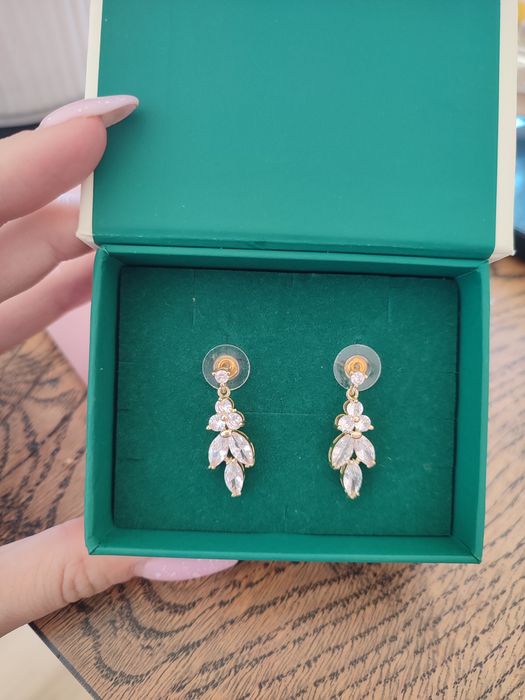 Piękne Kolczyki ślubne