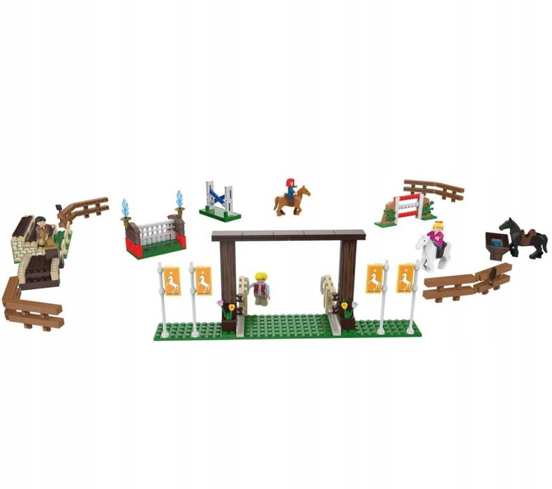 Zestaw Playtive Bibi & Tina Zawody konne klocki 420 elementów