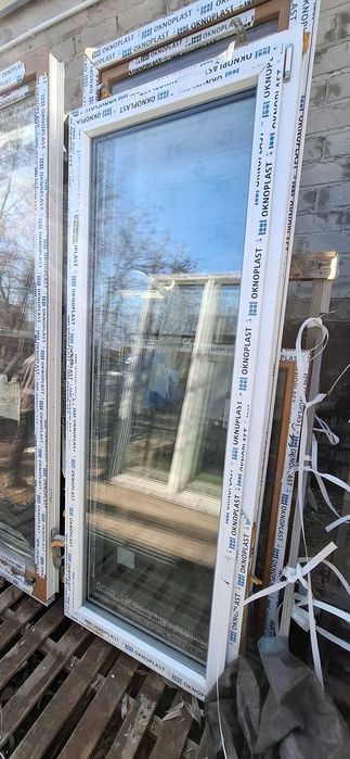 Drzwi/Okno balkonowe 860x2249 białe prawe Oknoplast