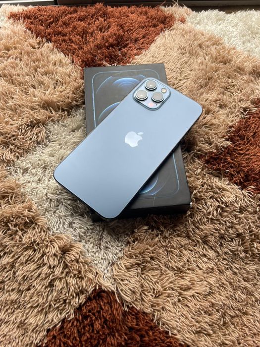 Iphone 12 Pro Max 128gb Pacific Blue como novo (Troca)