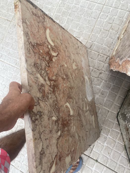 Pedras marmore bancad de cozinga usadas