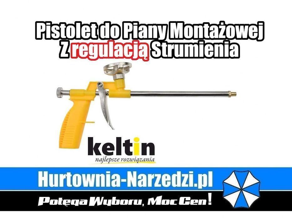 Pistolet do pianki montażowej z regulacją strumienia Pistolet do piany