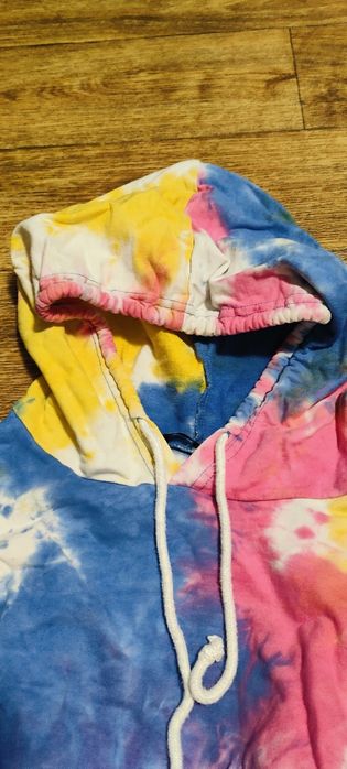 Яркое худи тай-дай (Tie-Dye) унисекс