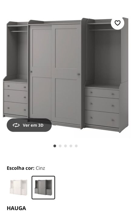 HAUGA Combinação de Roupeiro