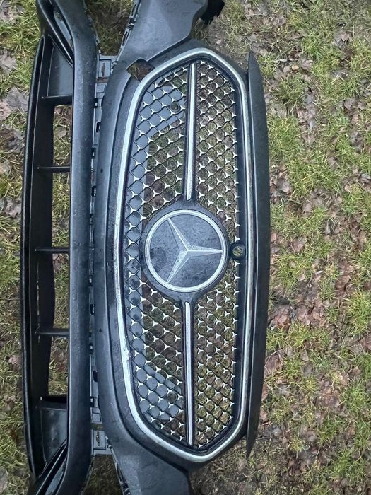 Mercedes E Klasa W214 214 AMG zderzak przedni grill komplet oryginał