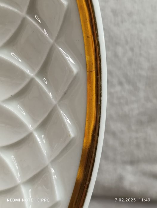 Talerz z lat 1960-70r. Śr 25.4cm