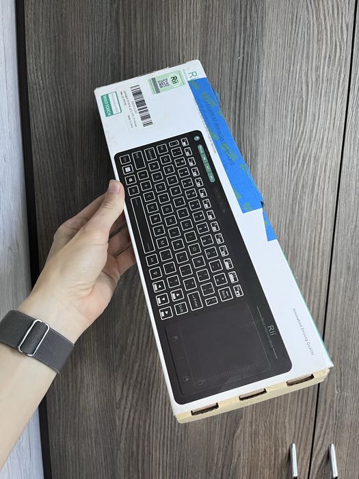 Бездротова клавіатура Rii RT518S з великим тачпадом