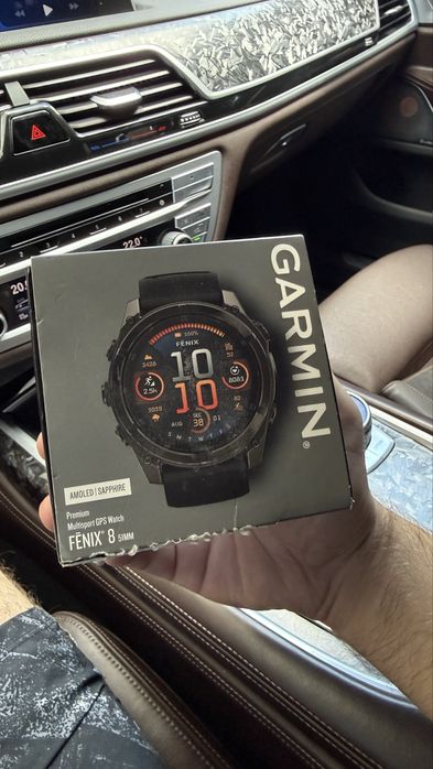 Garmin Fenix 8 AMOLED Sapphire Titanium 51 мм