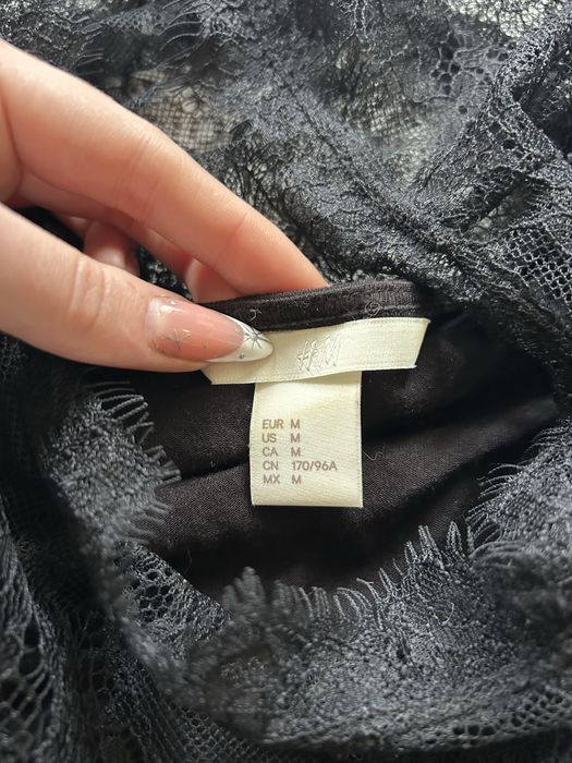 Готическая кружевная кофточка H&M
