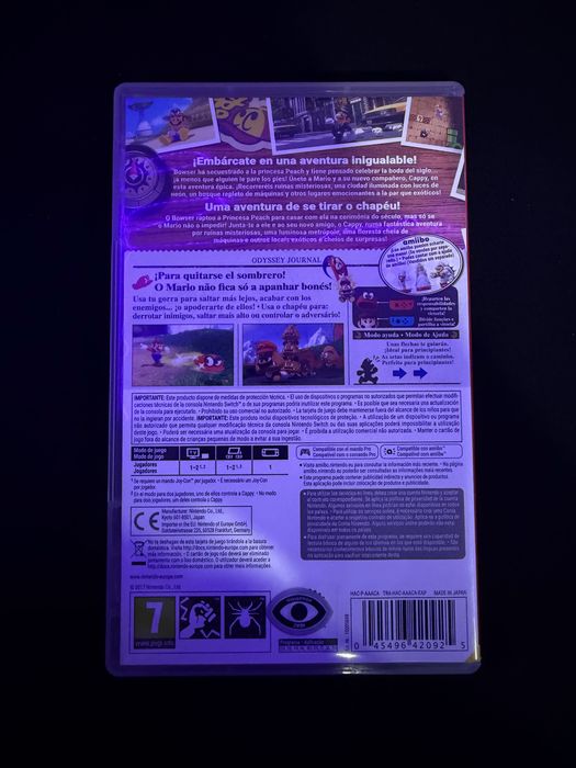 Mario odyssey switch