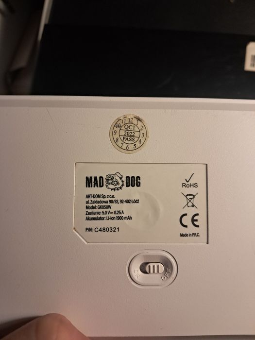 Klawiatura mad dog 60%