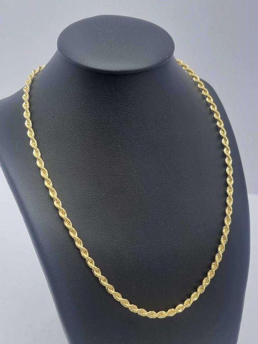 Wyjątkowy Złoty Łańcuszek Kordel 14K P585 9,32G 60CM