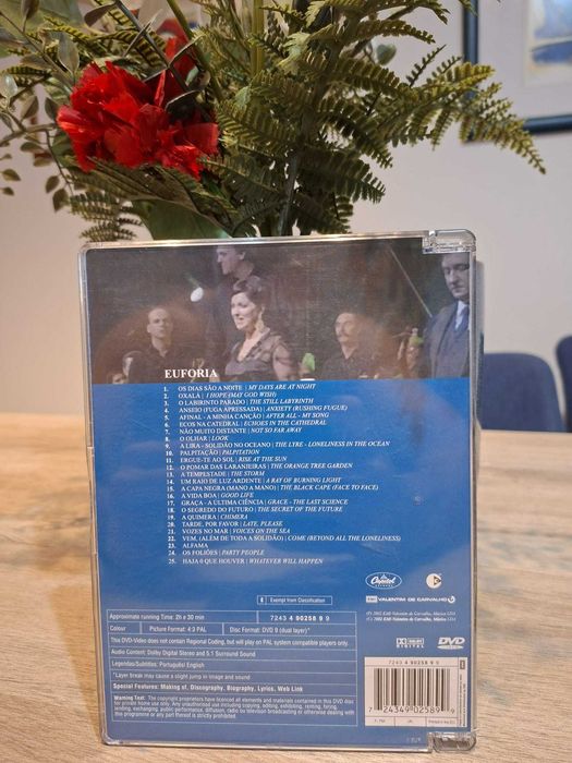 DVD Madredeus & Flemish Radio Orchestra - Euforia (Novo / Selado)