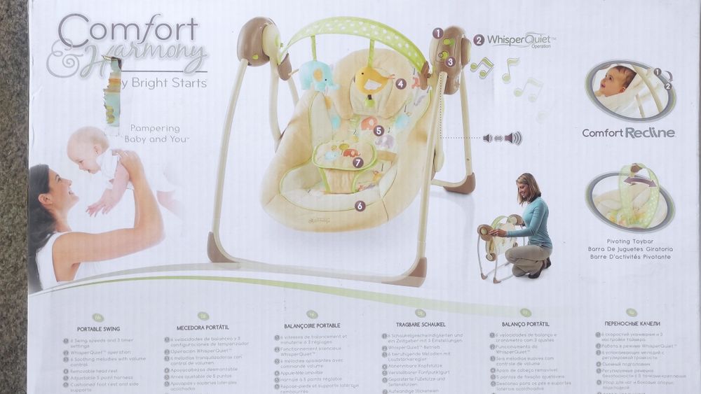 Huśtawka, bujak Comfort Harmony by Bright Starts