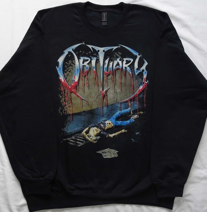 Bluza Obituary Slowly We Rot Import z U.S.A.Klasyka Death Metal Gildan