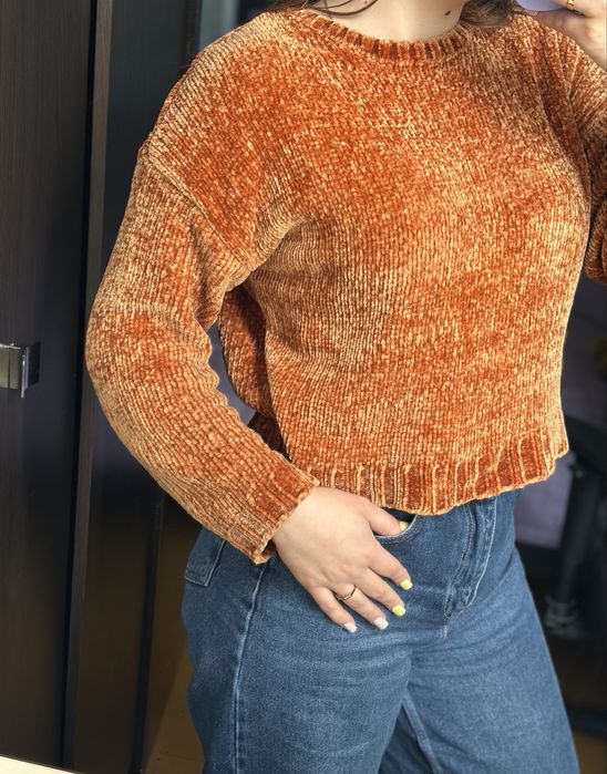 Кофта | Светр | Свитер | Світшот | Свитшот | OVERSIZE із плюшевої пряжі