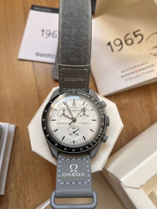 Omega X Swatch 1965 Bioceramic Moonswatch Collection Póvoa De