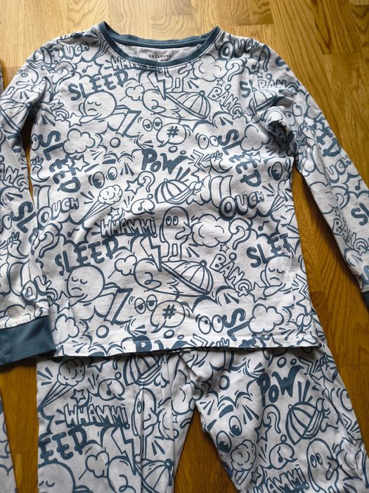 2 Piżamy Reserved 134 dla chłopca bawełna 2 szt.