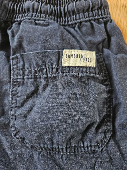 Spodenki krótkie 98 104 granatowe do przedszkola