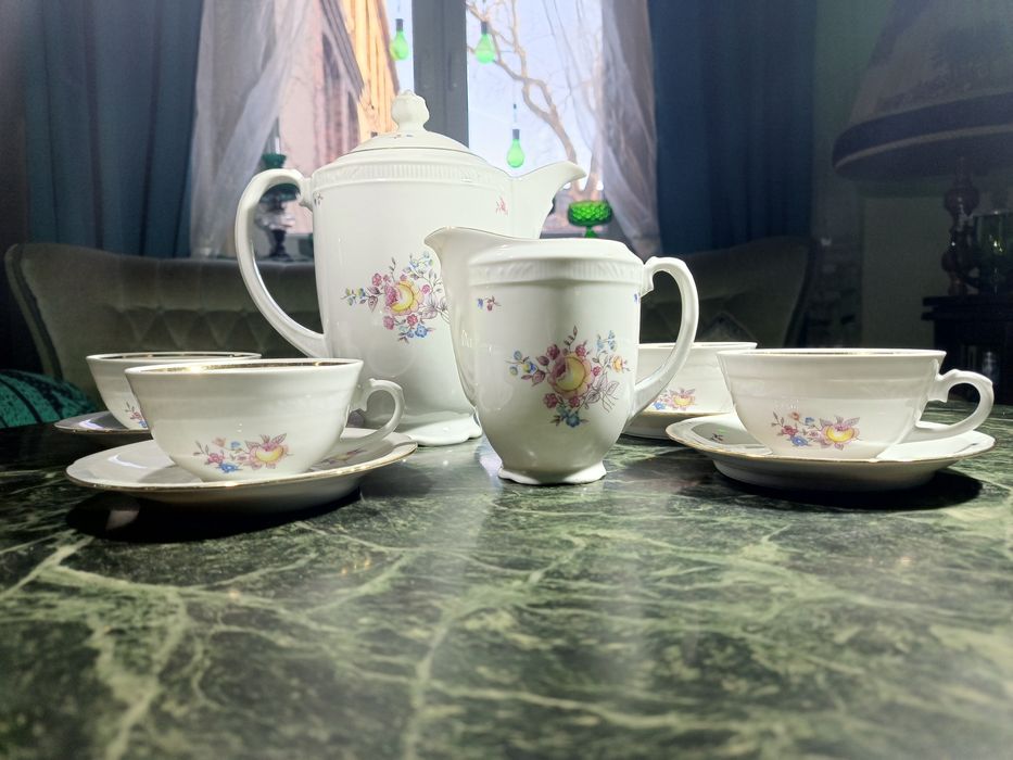 Serwis kawowy Chodzież antyk