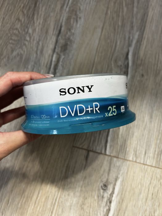 Sony płyty DVD + r 25 szt. cake