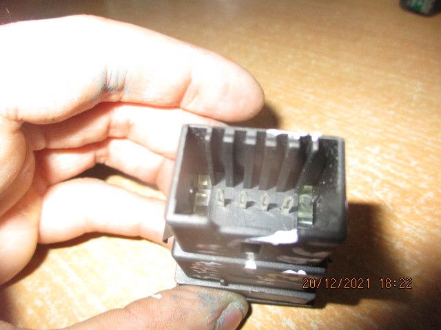 Botão / interruptor aquecimento de bancos SKODA Fabia I Praktik (6Y5)