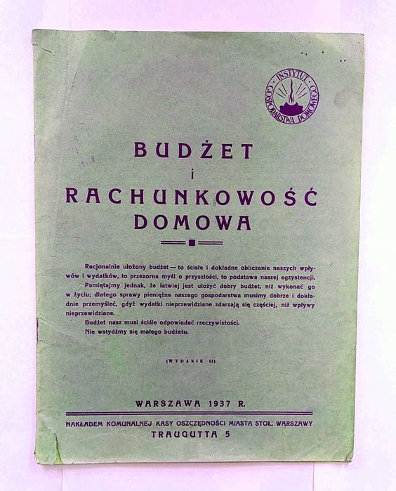 Budżet i Rachunkowość Domowa Instytut Gospodarstwa Domowego - 2 szuki