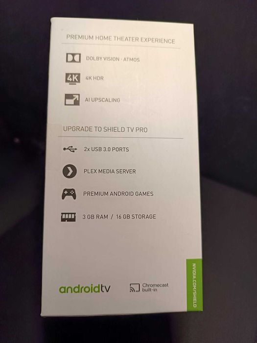 NVIDIA SHIELD TV PRO (Android - 4K Ultra HD) - Novo - Na Caixa