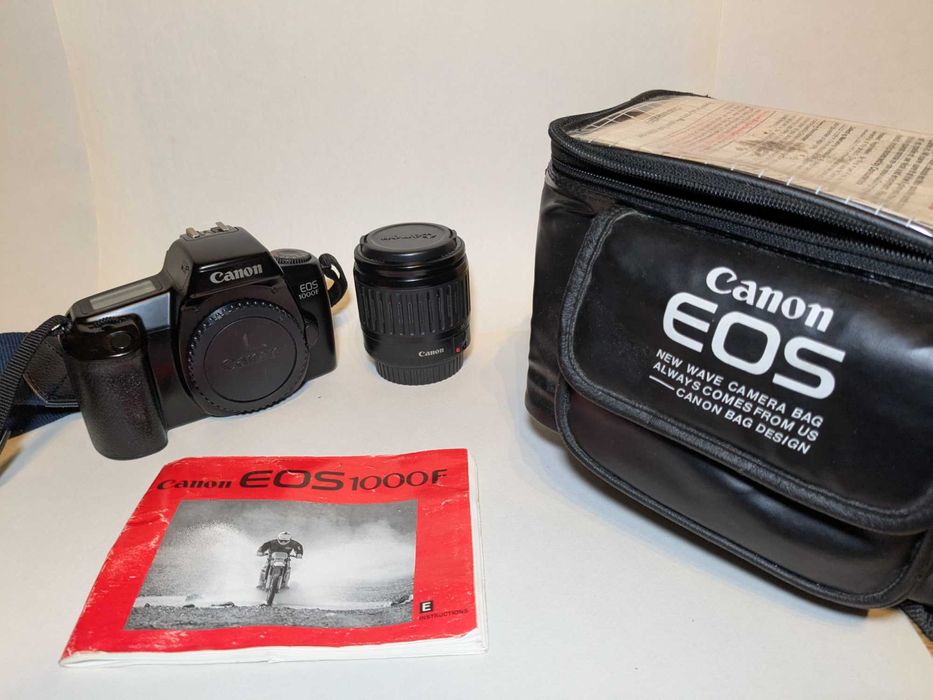 Kolekcja aparatów Canon EOS analogi cyfrowe i manualne