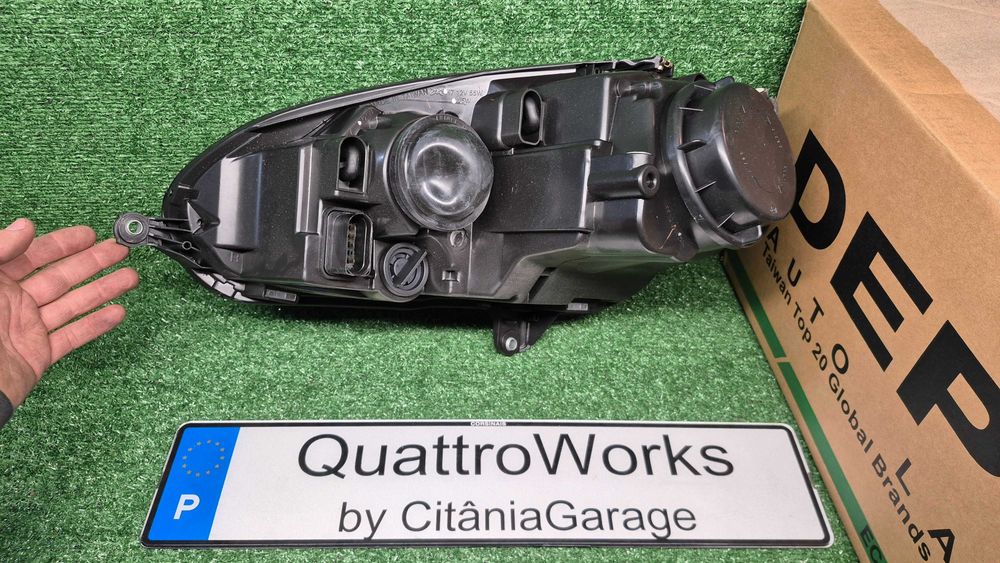Otica Farol Direito Volkswagen Golf V 1K1 1K5 2003 a 2009 Ref. 441-1171R-LDEM6 NOVO DEPO