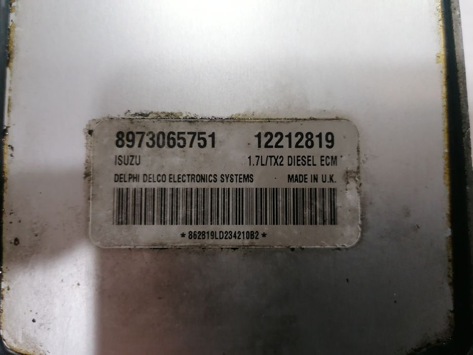 Opel Astra/Corsa C /combo /meriva /1.7 Dti e Di /centralinas do motor