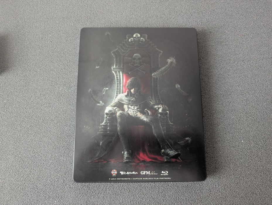 Harlock Space Pirate (Edycja kolekcjonerska w Steelbook) anime CGI Blu-Ray, DVD