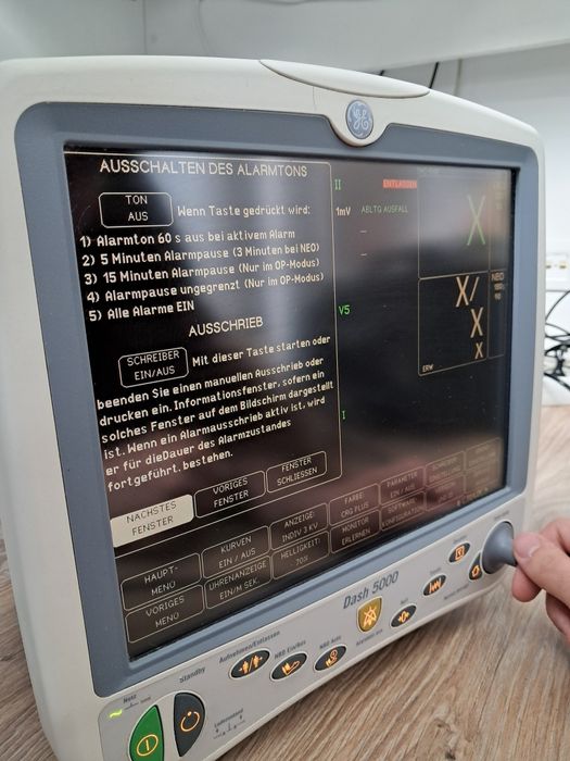 GE Dash 5000 Kardiomonitor pacjenta