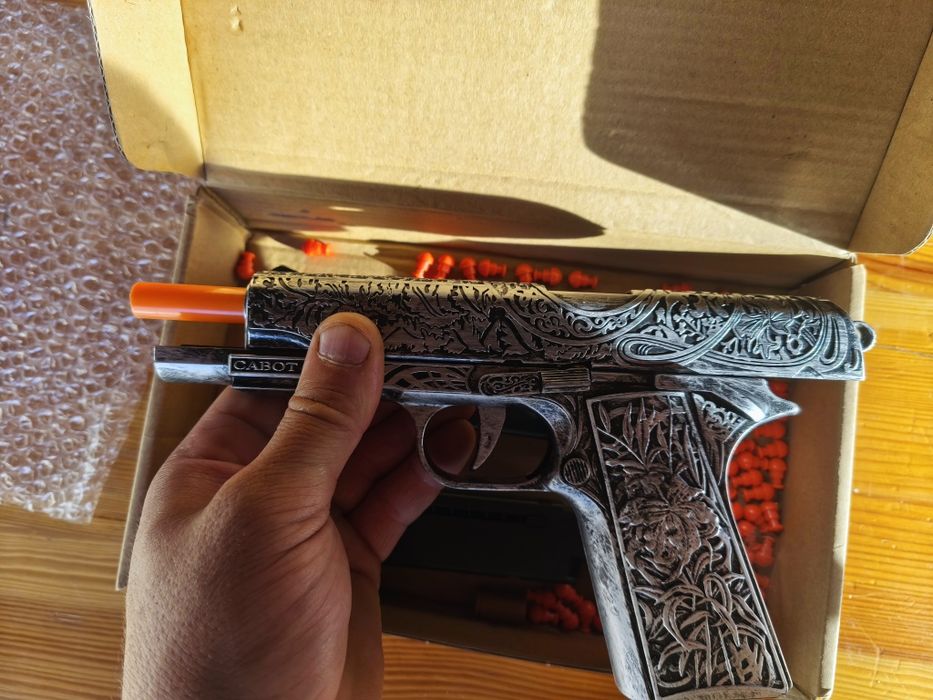 Pistola plástica brinquedo tipo M1911