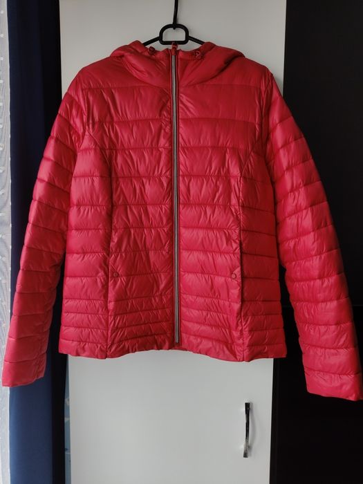 Damska wiosenna kurtka pikowana z kapturem - rozmiar 38, Reserved