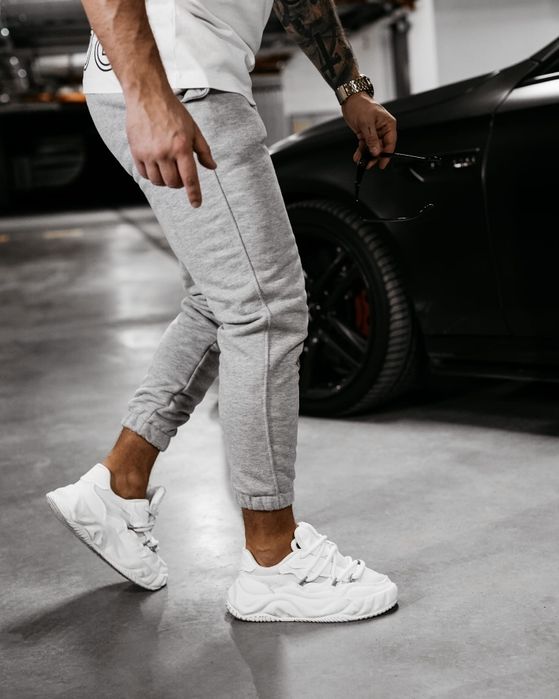 Spodnie dresowe męskie Olavoga Dainaru M L XL szare czarne