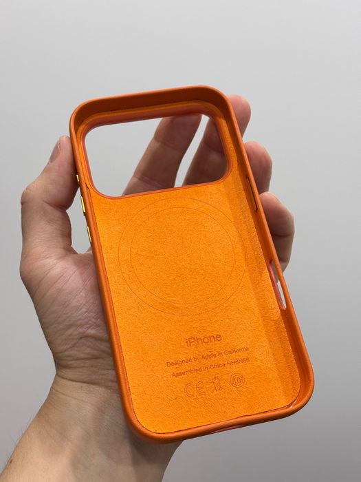 Чехол Leather Case iPhone 17 Pro | Max (MagSafe)
