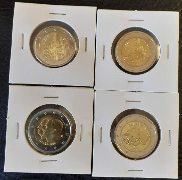 Moedas comemorativas UNC - 2 euro - ESPANHA