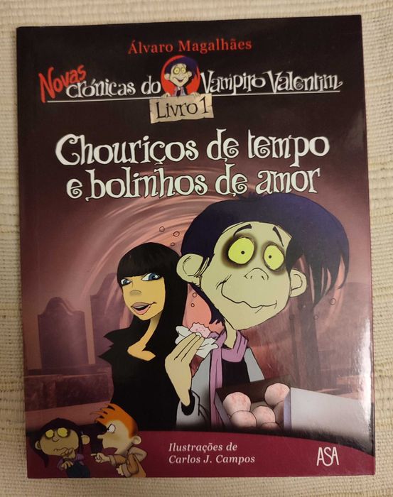 Livro "Novas Crónicas do Vampiro Valentim" - livro 1