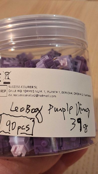 Switches Teclado - LEOBOG Purple Wood