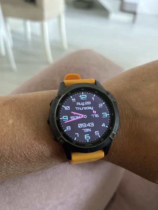 Zegarek Garmin Fenix 6 Pro Solar TITAN