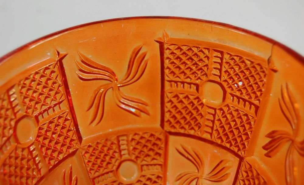 Art Deco, Huta Hortensja, bomboniera, szkło karnawałowe, iryzowane