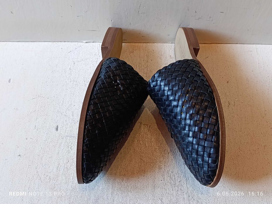 klapki skórzane Topshop