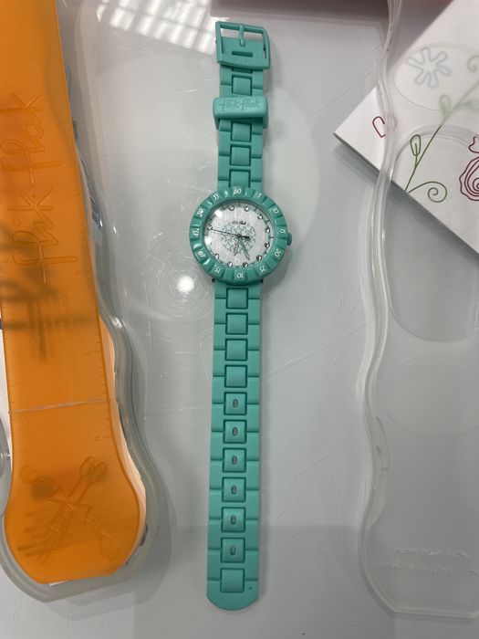 Flik Flak Zegarek dziewczęcy, obrotowa tarcza