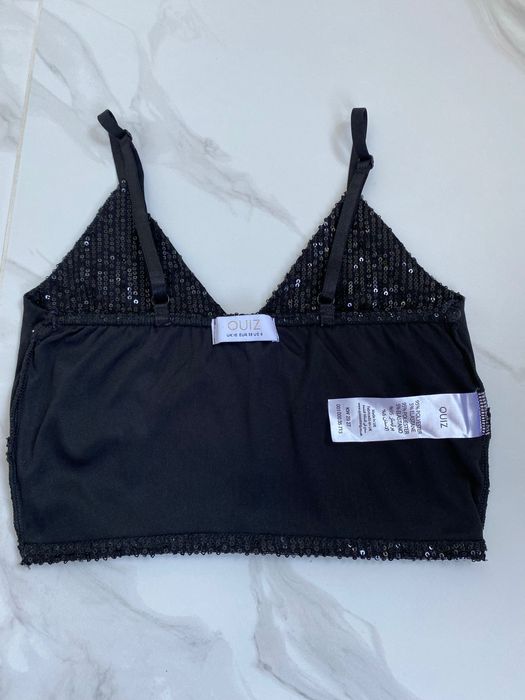 Нарядний святковий костюм пишна юбка спідниця і топ паєтки XS-S сукня