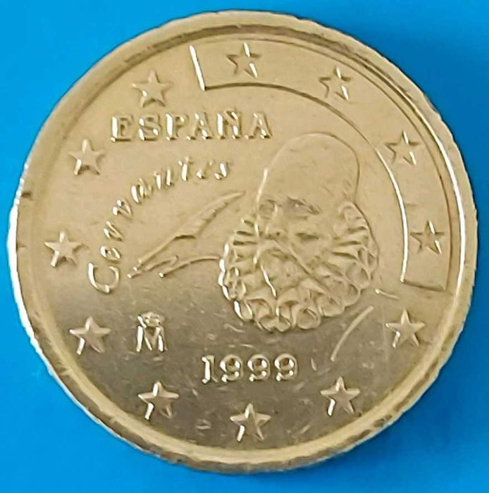 50 Cêntimos de 1999 de Espanha, Cervantes