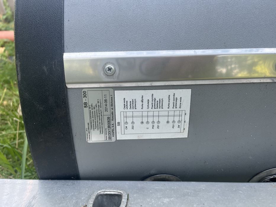Kospel 300l 2szt podwojna wezownica