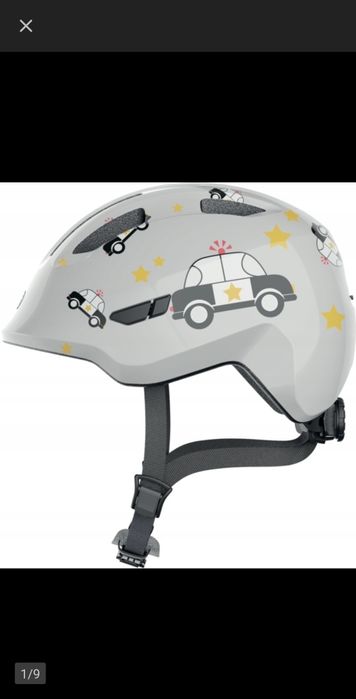 Kask Abus Smiley 3.0 - szary policja 45-50 cm
